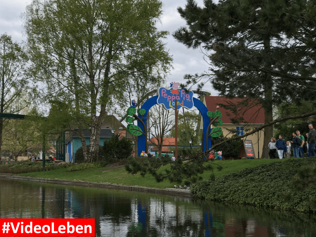 Peppa Pig Land von der Foßfahrt aus - Heide-Park Resort Soltau #Videoleben